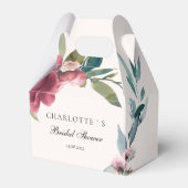 Elegant Boho Vrijgezellenfeest Favor Box Bedankdoosjes (Voorkant Zijde)