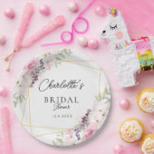 Elegant Boho Vrijgezellenfeest Papieren Bordje (Feest)