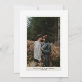 Elegant BOHO Waterverf Herfst Floral Pampas Grass Kaart (Achterkant)