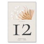 Elegant Boho Wedding Kaart (Voorkant)