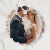 Elegant Boho Wedding with Beige & Yellow Flowers Bedankjes Labels (Achterkant)