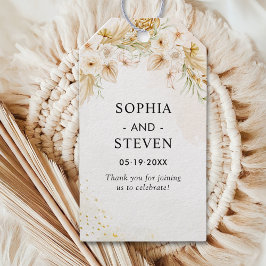 Elegant Boho Wedding with Beige & Yellow Flowers Cadeaulabel