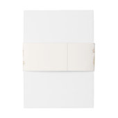 Elegant Boho Wedding with Beige & Yellow Flowers Uitnodigingen Wikkel (Achterkant Voorbeeld)