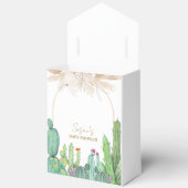 Elegant Boho Western Cactus Arch Baby shower Bedankdoosjes (Open)