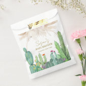 Elegant Boho Western Cactus Arch Baby shower Bedankzakje (Gezegeld)