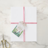 Elegant Boho Western Cactus Arch Baby shower Cadeaulabel (Met Touw)