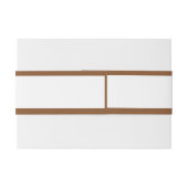 Elegant Boho Western Cowboy Bruiloft Uitnodigingen Wikkel (Achterkant Voorbeeld)