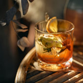 Elegant Boho Western Cowboy Bruiloft Whisky Glas