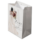 Elegant Boho White Wedding Gown Vrijgezellenfeest Medium Cadeauzakje (Achterkant Gekanteld)