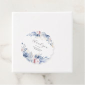 Elegant Boho Wildflower baby shower Bedankjes Labels (In situ)