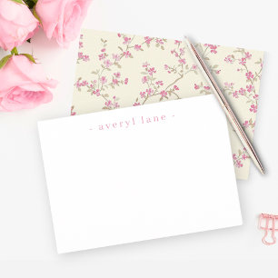 Elegant Boho Wildflower Gepersonaliseerde banketba Notitiekaartje