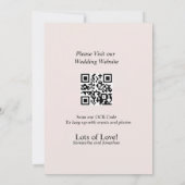 Elegant BOHO Wildflower Sla de Kaart Datum op (Achterkant)