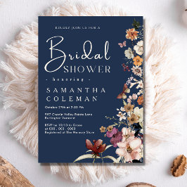 Elegant Boho Wildflower Vrijgezellenfeest Kaart