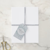 Elegant Boho Wildflower Wedding Cadeaulabel (Met Touw)