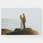 Elegant Boho Wildflower Wedding Gastenboek (Achterkant)