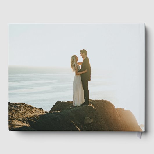 Elegant Boho Wildflower Wedding Gastenboek (Achterkant)