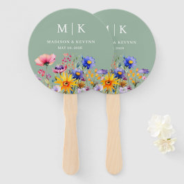 Elegant Boho Wildflower Wedding Handwaaier