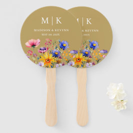Elegant Boho Wildflower Wedding Handwaaier