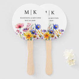 Elegant Boho Wildflower Wedding Handwaaier