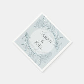 Elegant Boho Wildflower Wedding Servet (Hoek)