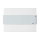 Elegant Boho Wildflower Wedding Uitnodigingen Wikkel (Achterkant Voorbeeld)