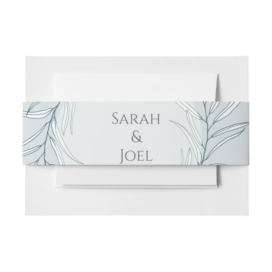 Elegant Boho Wildflower Wedding Uitnodigingen Wikkel (Voorkant Voorbeeld)