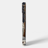 Elegant boho witte uil bos winterbos Case-Mate iPhone case (Achterkant / Links)