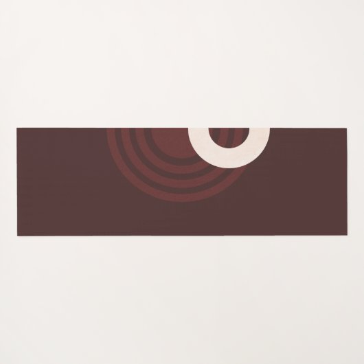 Elegant Boho Yoga Instructor Promotion Yogamat (Achterkant (horizontaal))