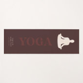 Elegant Boho Yoga Instructor Promotion Yogamat (Voorkant (horizontaal))