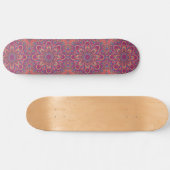 Elegant Boho Yoga Mandala Persoonlijk Skateboard (Horizontaal)