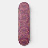 Elegant Boho Yoga Mandala Persoonlijk Skateboard (Voorkant)