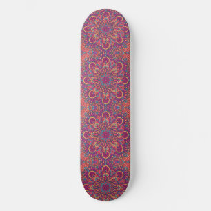 Elegant Boho Yoga Mandala Persoonlijk Skateboard