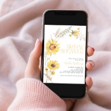 Elegant Boho Zonnebloem Botanisch Vrijgezellenfees