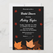 Elegant Boho zwart-wit Herfst Vrijgezellenfeest Kaart (Voorkant)