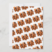 Elegant Boho zwart-wit Herfst Vrijgezellenfeest Kaart (Achterkant)