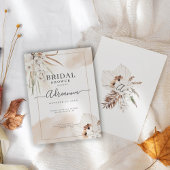 Elegant Bohoemian Floral Boho Vrijgezellenfeest Kaart