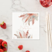 Elegant bohoPampas grass Baby shower Servet (Insitu)