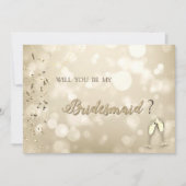 Elegant Bokeh,Confetti Wine Glasses  Kaart (Voorkant)