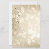 Elegant Bokeh,Confetti Wine Glasses Wedding (Achterkant)