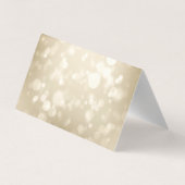 Elegant Bokeh Hartelijk dank Visitekaartje (Achterkant)