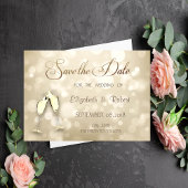 Elegant Bokeh Wine Glasses bewaar de datum Save The Date