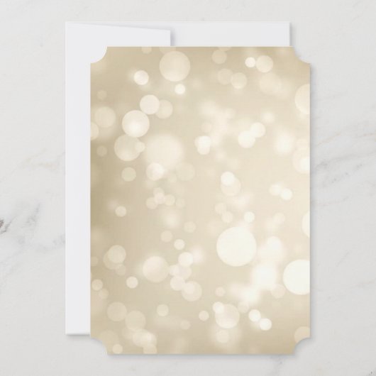 Elegant Bokeh Wine Glasses Vrijgezellenfeest Kaart (Achterkant)