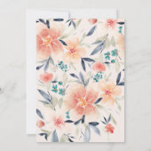 Elegant bold herfst boho vrijgezellenfeest kaart (Achterkant)