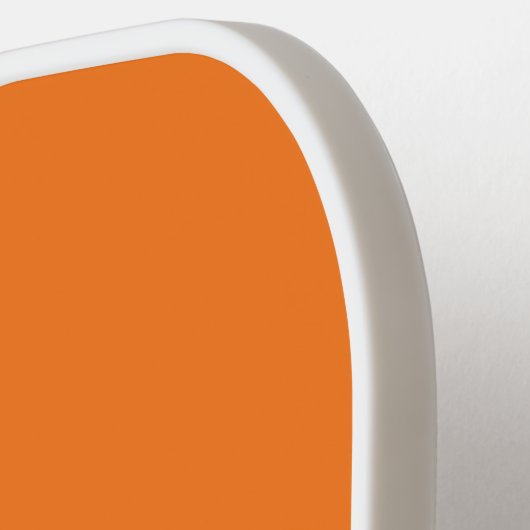 Elegant Bold Monogrammed Initiaal Pompoen Sinaasap Pickleball Paddle (Links Detail)