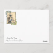 Elegant Bon Voyage Briefkaart (Achterkant)