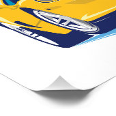 Elegant BON VOYAGE MANHATTAN-ontwerp Perfect Poster (Hoek)