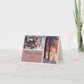 Elegant Bonne Année 2026 Folded Greeting Card Feestdagen Kaart (Voorkant)