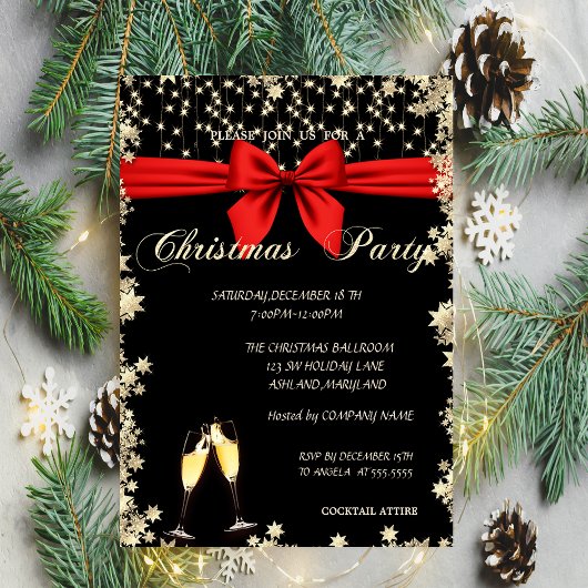 Elegant, Boog, Glas, Sterren Kerstfeest van het b Kaart