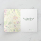 Elegant boog Stropdas en wervelingen-happy Vaderda Kaart (Binnen)