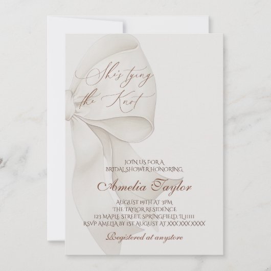 Elegant boog Vrijgezellenfeest Kaart (Voorkant)